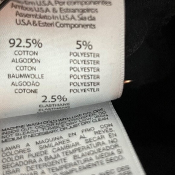 MOTHER Looker Ankle Fray Jeans Women’s 24 Black Tuxedo Stripe Raw Hem Skinny - Picture 16 of 16